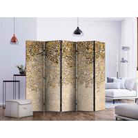 Paravent Braun Beige B: 225 cm - Beige/Braun, Basics, Holz/Textil (225/172/3cm) - artgeist
