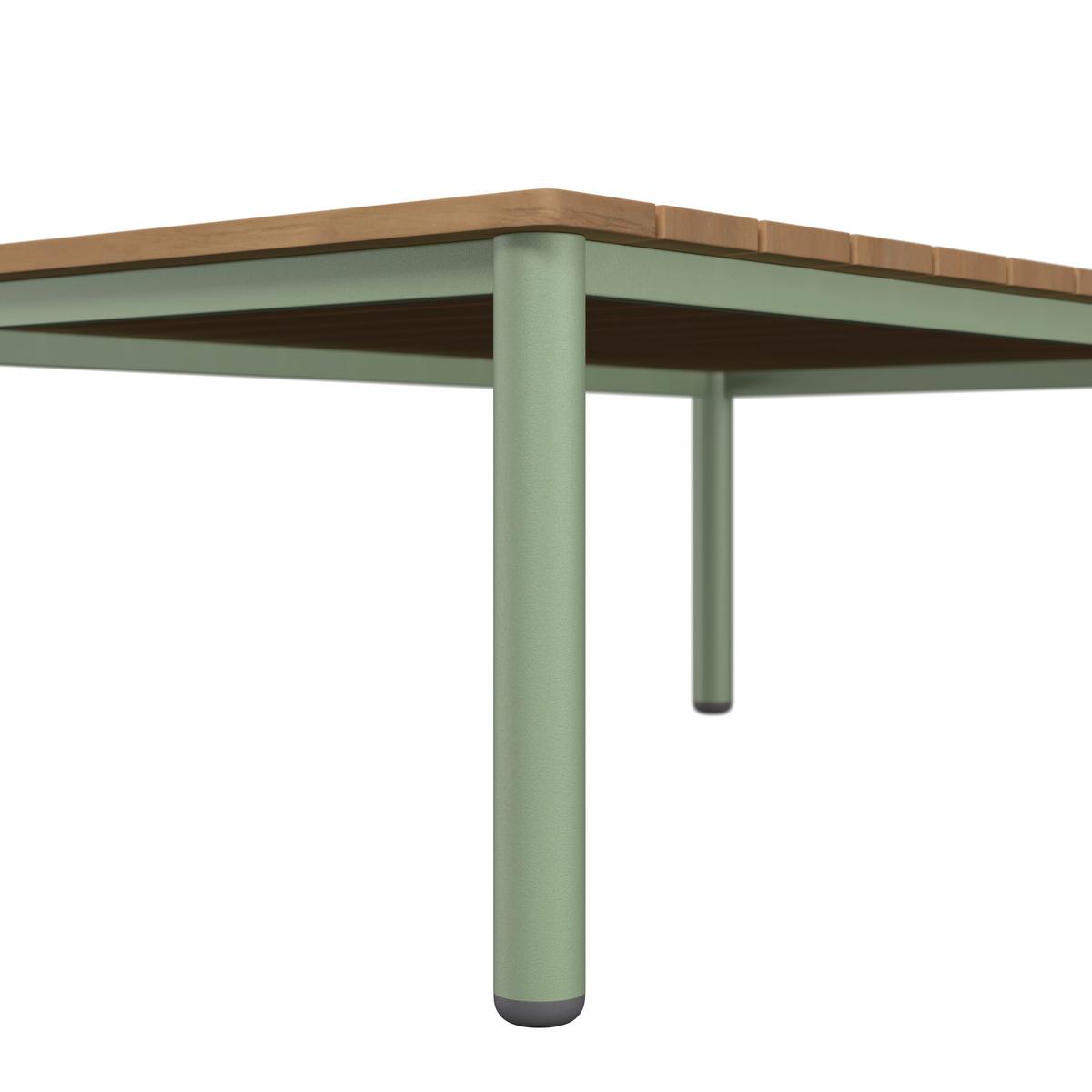 Loungegarnitur Daytona - Alufarben/Naturfarben, MODERN, Holz/Kunststoff - Beldano