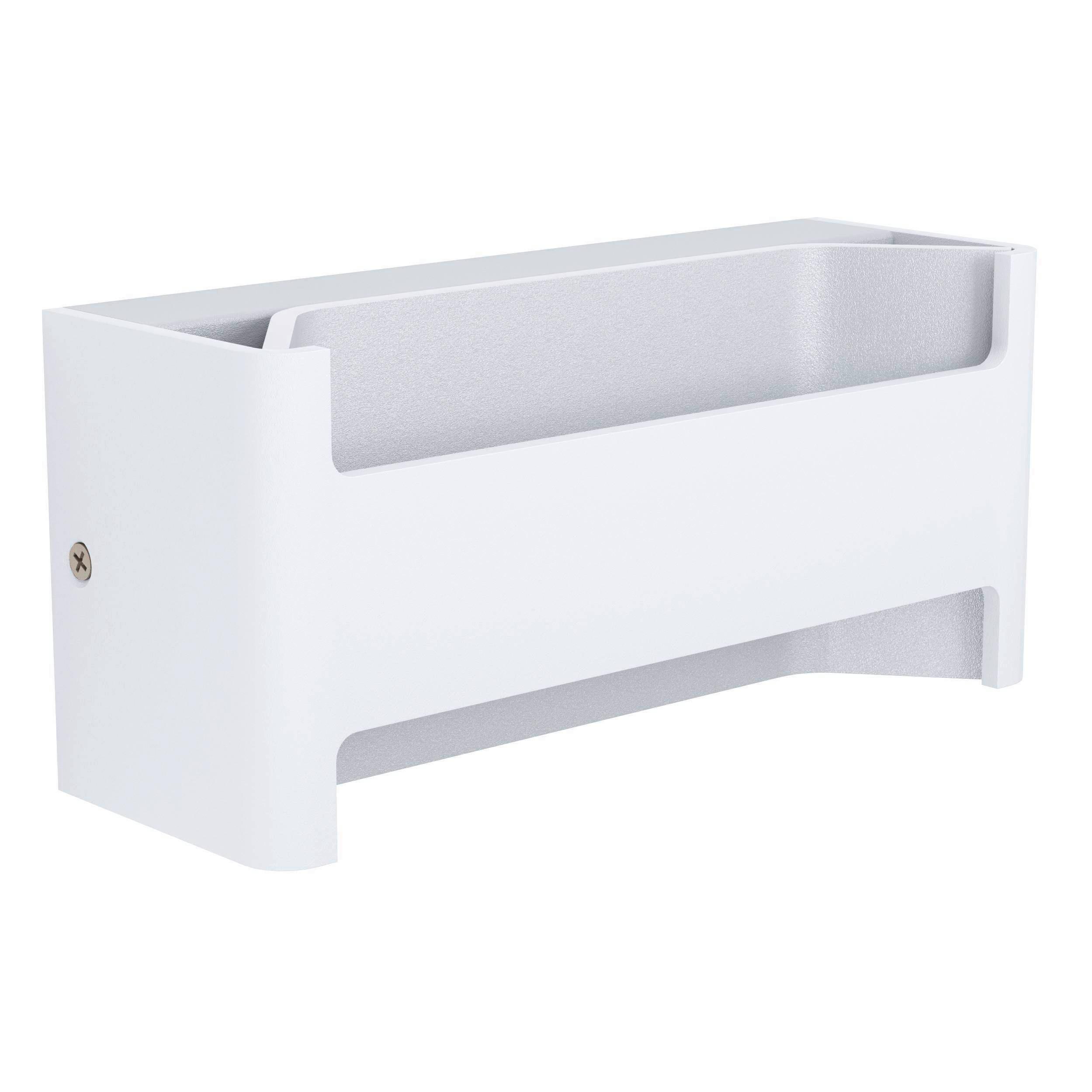 Wandleuchte 98544* Feloniche - Transparent/Weiß, Design, Kunststoff/Metall (10/22/7,5cm) - Eglo