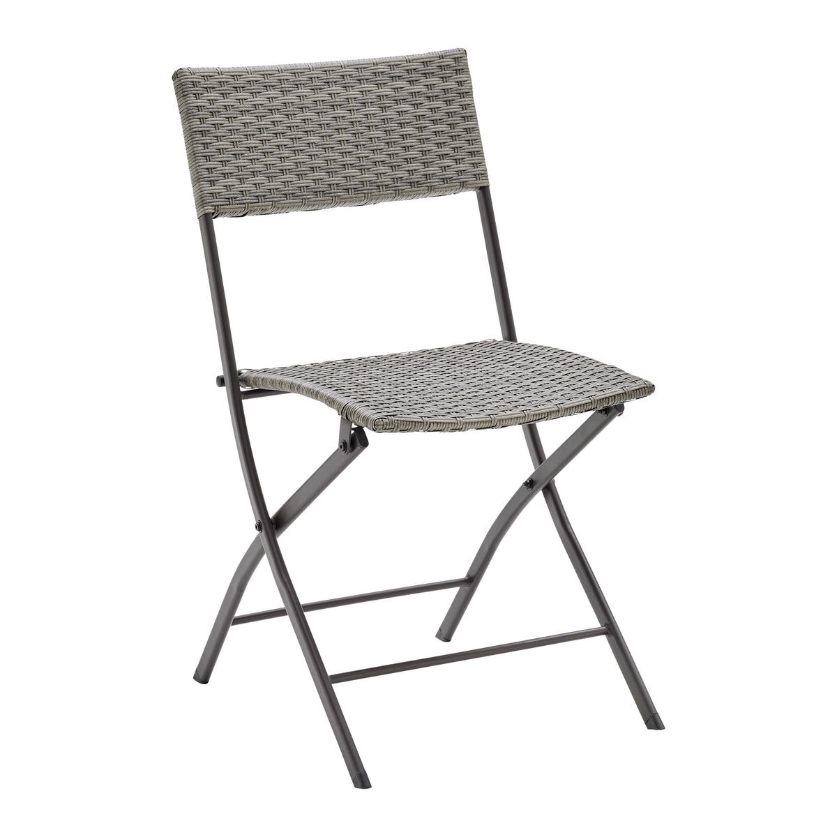 Sada na balkon MARIO hnědá - šedavě hnědá, Moderní, kov/textil (120/75/105cm) - Bessagi Garden