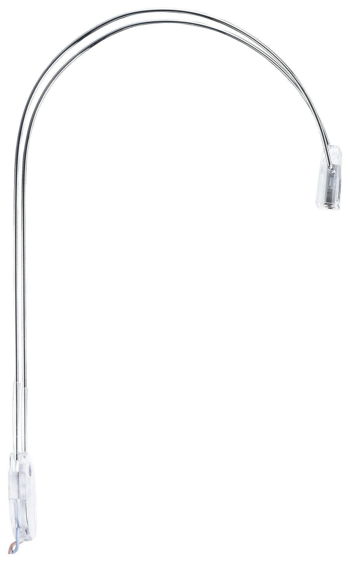 Spiegelleuchte Galeria Chromfarben 4 W 2-Flammig - Chromfarben, Design, Metall (2,5/30/18cm) - Paulmann