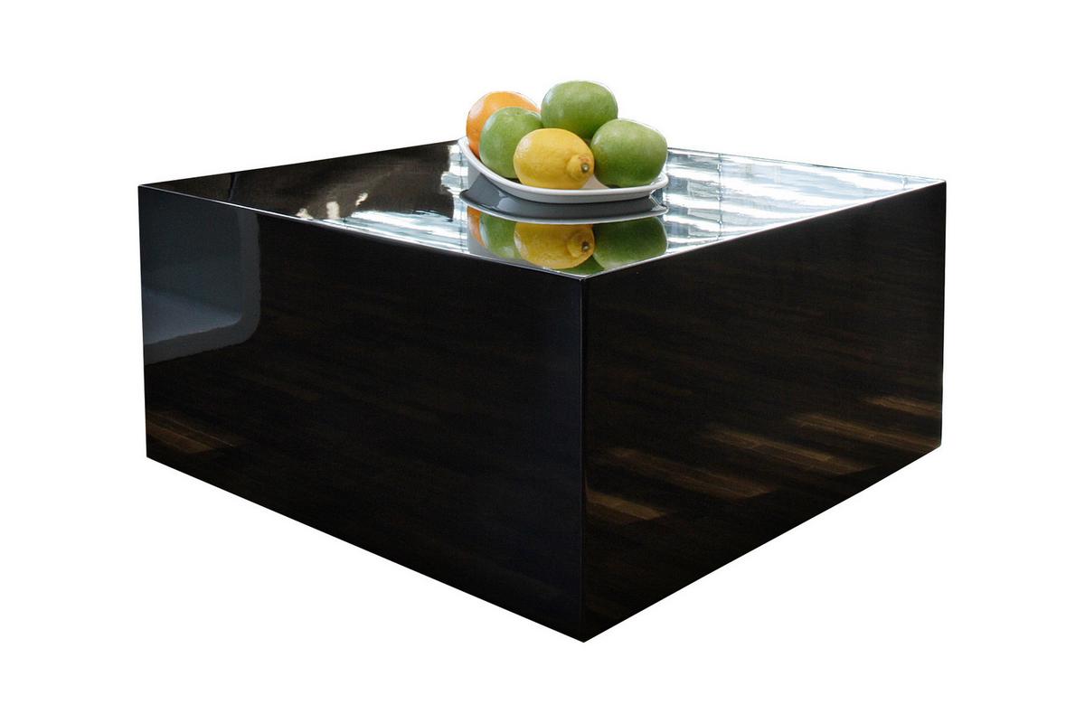 Couchtisch Schwarz Hochglanz L: 60 cm - Schwarz Hochglanz, Design, Holzwerkstoff (60/60/30cm) - Livetastic