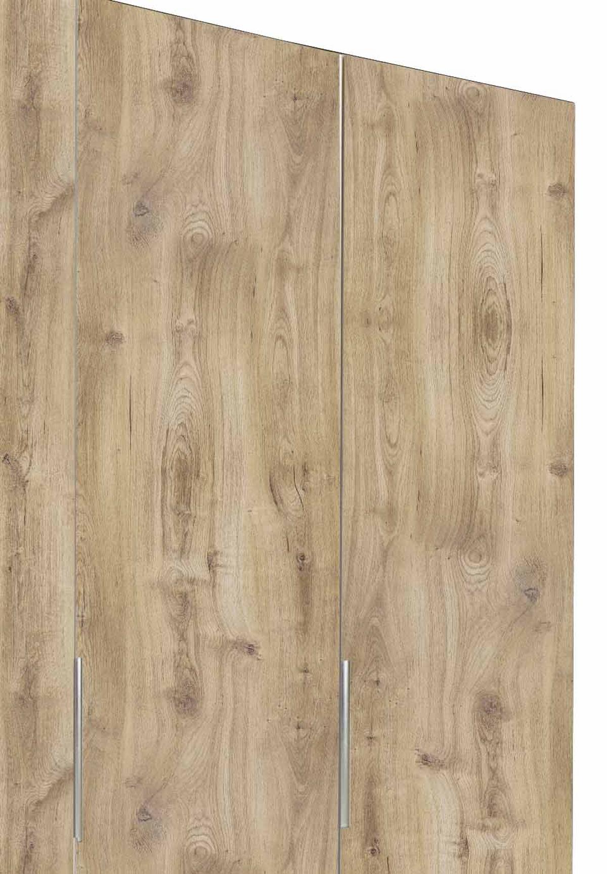 Drehtürenschrank M. Schubladen 150cm Level 36a, Eichendekor - Eichefarben, MODERN, Holzwerkstoff (150/216/58cm) - MID.YOU