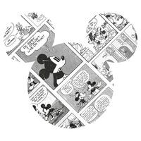 Vliestapete Mickey Head Comic Cartoon - KONVENTIONELL (127cm)