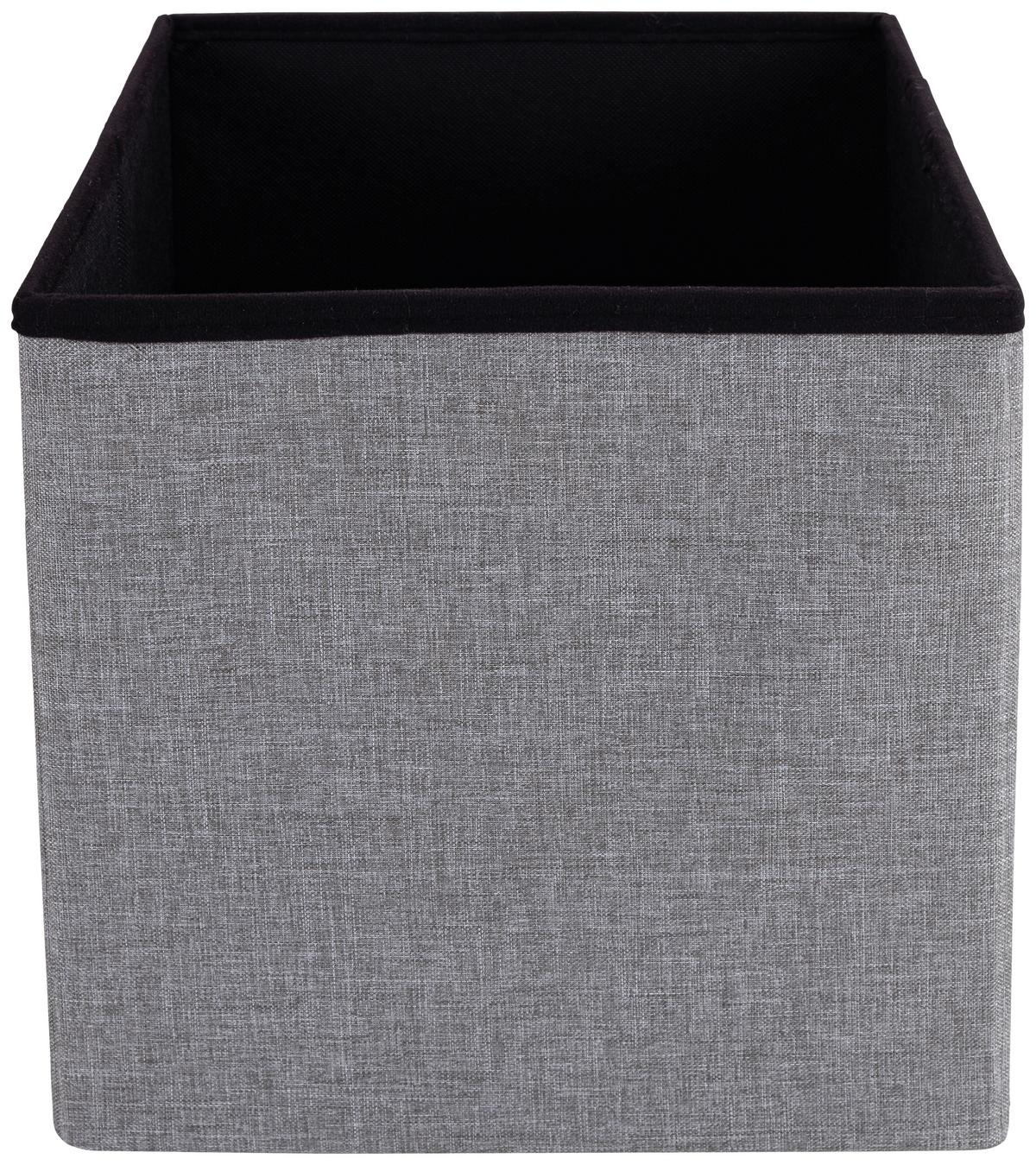 Skladací taburet Franz, sivý - sivá, Modern, kompozitné drevo/textil (38/38/38cm) - Based