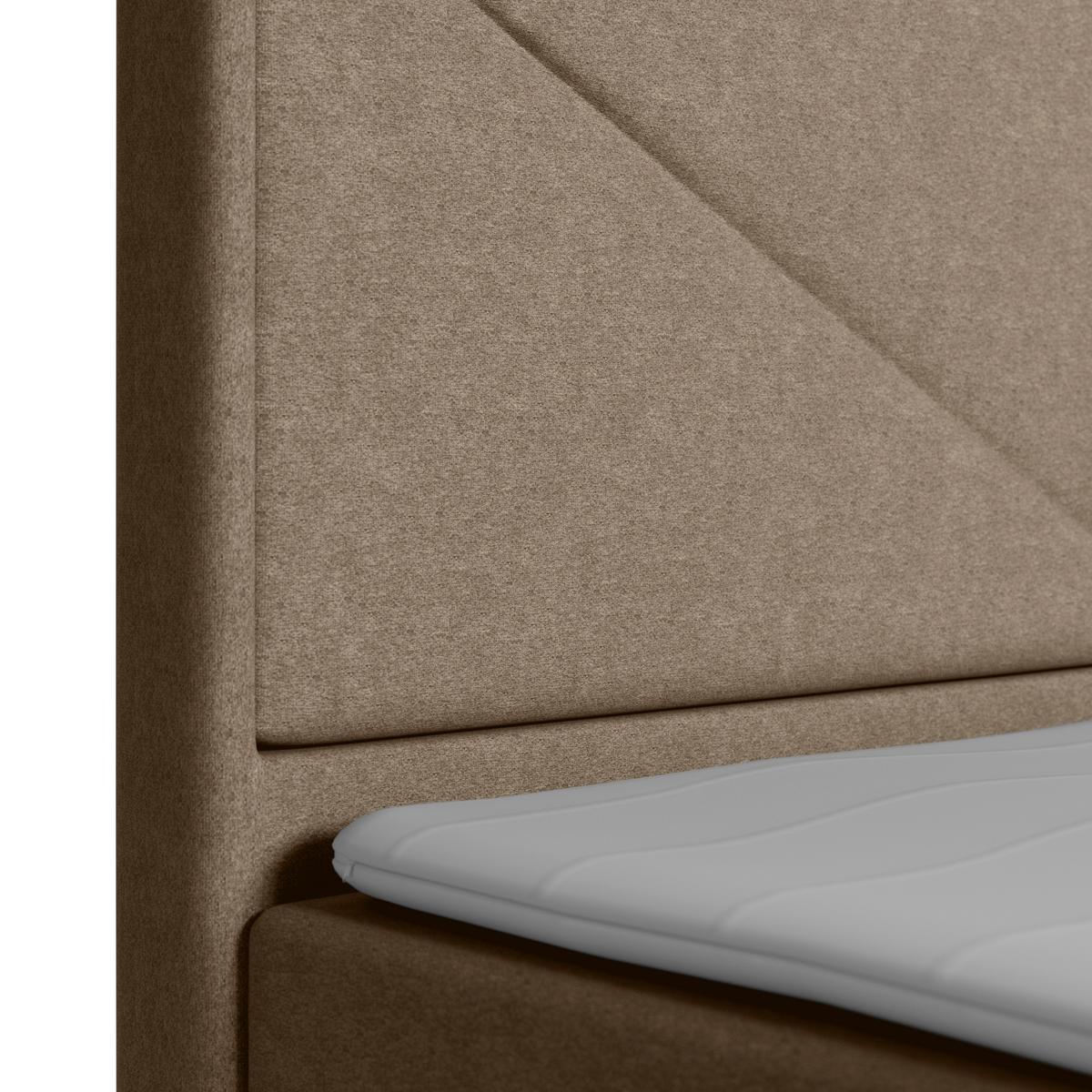 Boxspringbett Mit Bettkasten Lima 180x200 Cm Beige - Beige/Schwarz, MODERN, Holz/Kunststoff (180/200cm) - MID.YOU