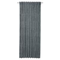 Fertigvorhang Anika - Anthrazit, ROMANTIK / LANDHAUS, Textil (140/245cm) - James Wood