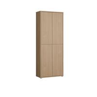 Botník dekor dub ELEGANCIA - šedá, Moderní, kompozitní dřevo/plast (74,5/191.9/34,9cm)