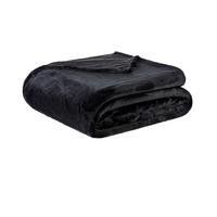 MÄKKÁ DEKA Michael XXL, 220/240cm, čierna - čierna, textil (220/240cm) - Modern Living
