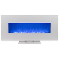 ELEKTROKAMIN B990908 - Weiß, Basics, Glas/Metall (128/61/26cm)
