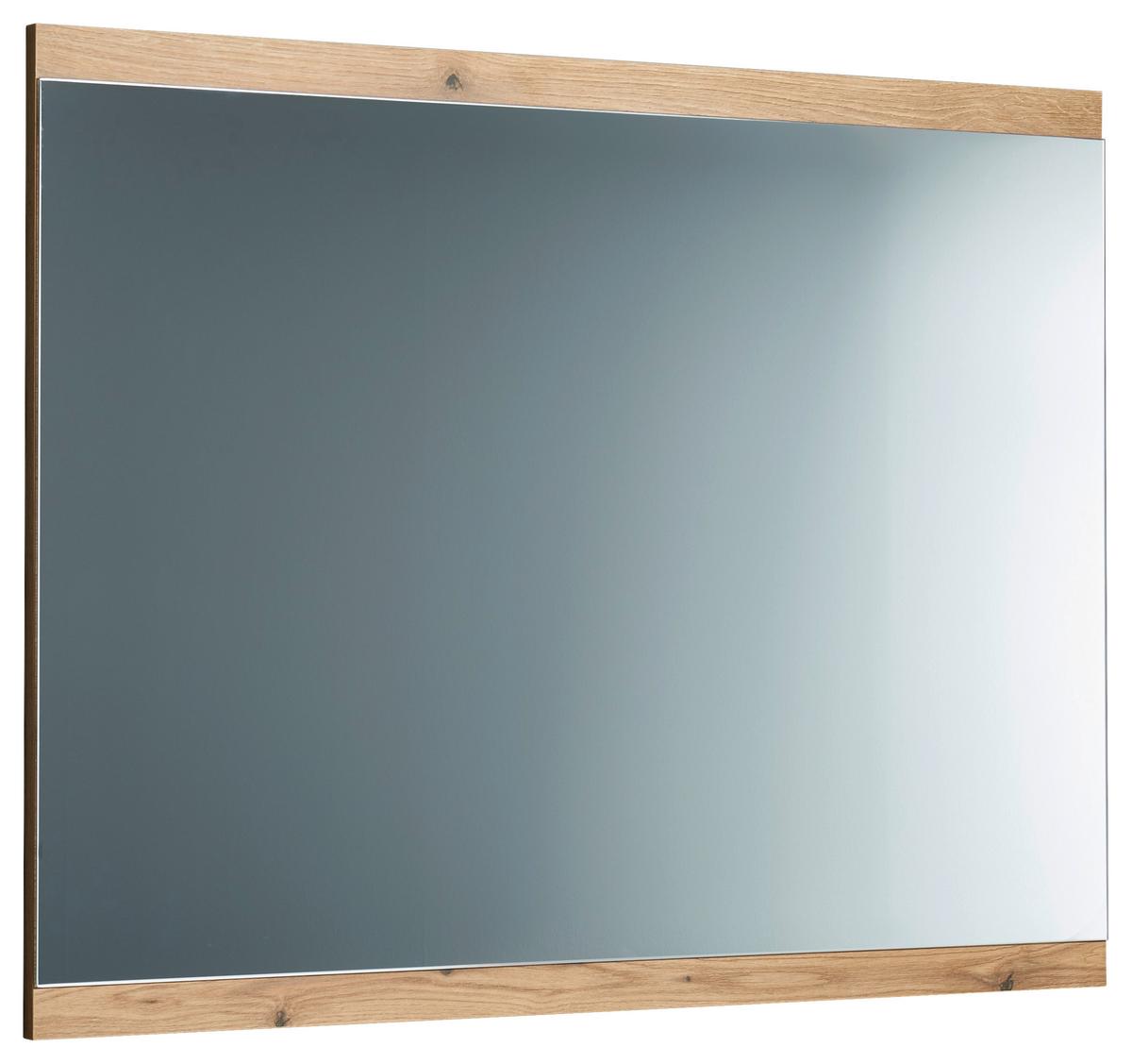 Tükör Lime 102/76cm - tölgyfa színű, Trend, faalapú anyag/Üveg (102/76/2cm) - Livetastic