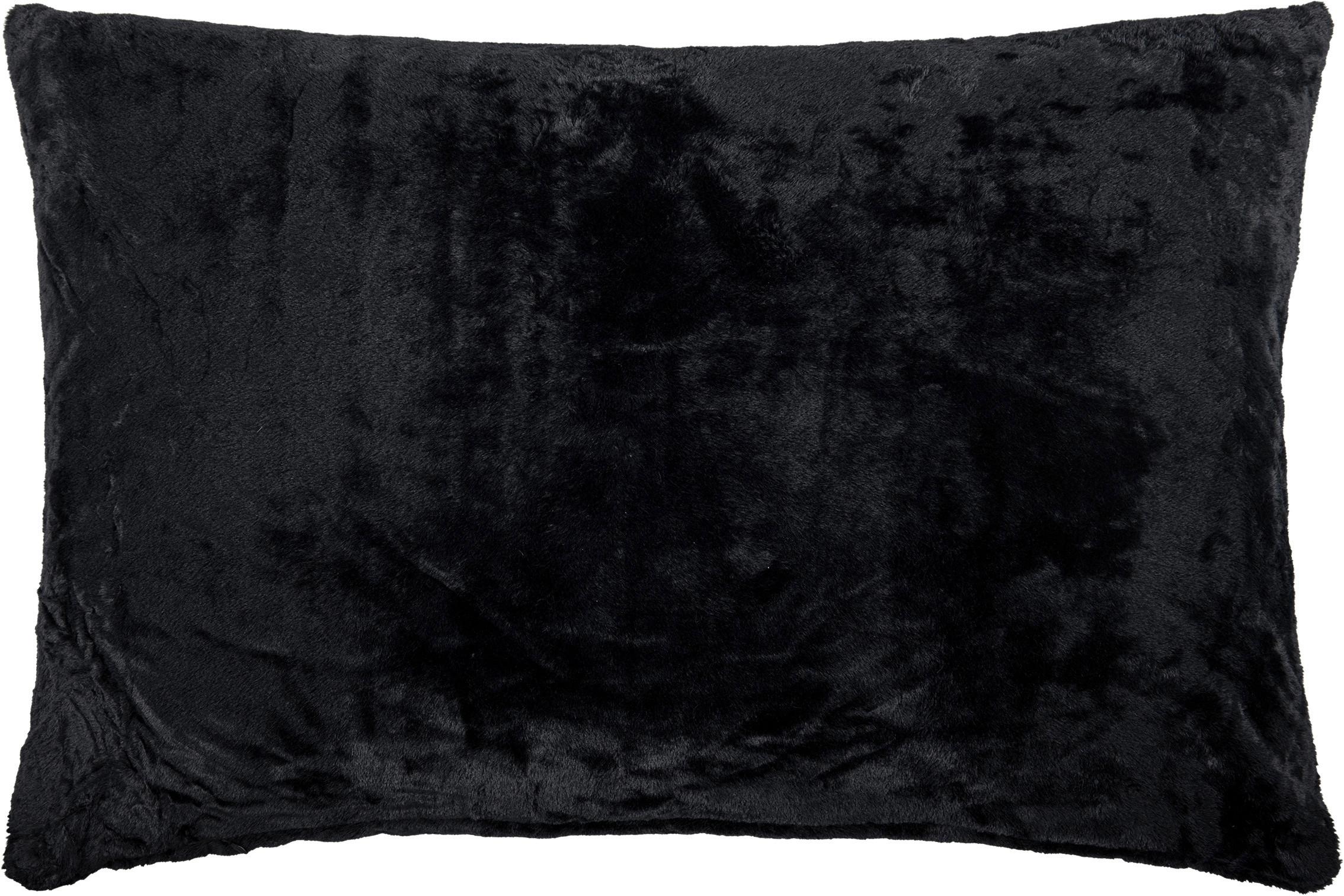 Zierkissen Hilton Schwarz 50x70 cm - Schwarz, Textil (50/70cm)