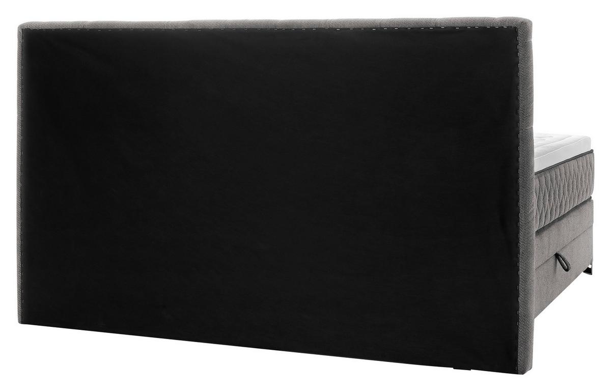Boxspringbett Carmen A Grau 180x200 Cm - Türkis/Grau, KONVENTIONELL, Holz/Holzwerkstoff (180/200cm) - James Wood