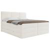 Boxspringbett Mit Bettkasten 180x200 Cm Castel V - Schwarz/Weiß, MODERN, Holz/Holzwerkstoff (180/200cm) - MID.YOU