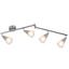 Strahler 6-Flammig - KONVENTIONELL, Glas/Metall (145/19,5cm) - Ombra Strahler 6-Flammig - KONVENTIONELL, Glas/Metall (145/19,5cm) - Ombra