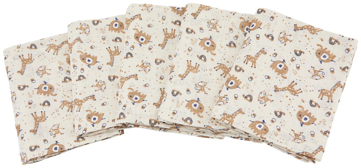 Textilpelenka Kb. 60/60cm - bézs, Konventionell, textil (60/60cm) - Ondega