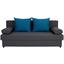 Schlafsofa Neo B: 190cm - Türkis/Dunkelgrau, Basics, Textil (190/75/82cm) Schlafsofa Neo B: 190cm - Türkis/Dunkelgrau, Basics, Textil (190/75/82cm)