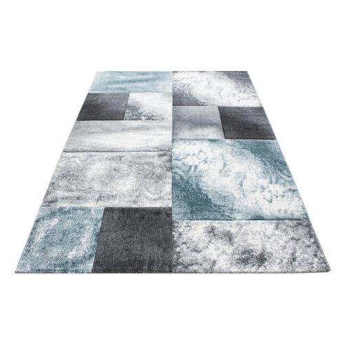Webteppich Blau Hawaii 80x150 cm - Blau, KONVENTIONELL, Textil (80/150cm) - Novel