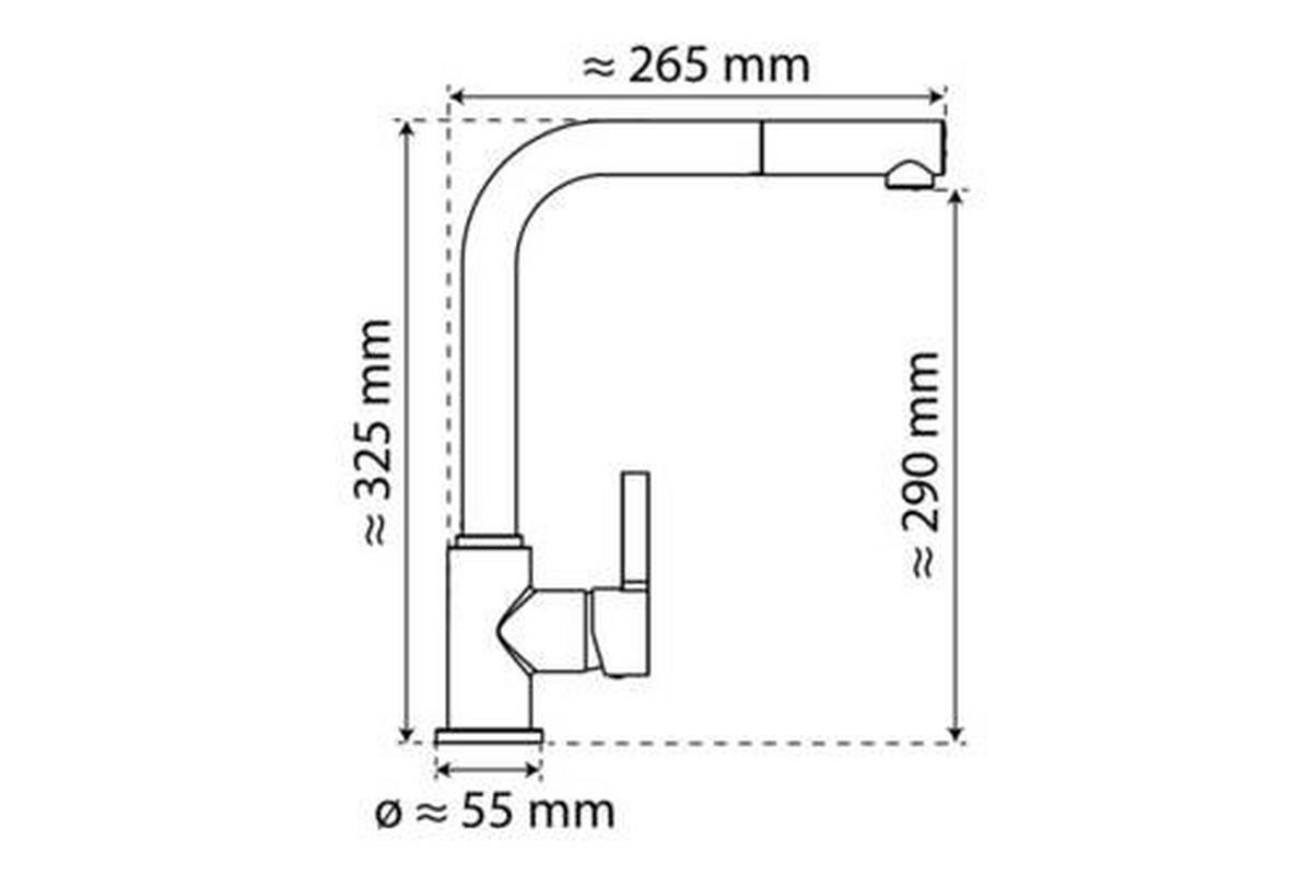 KÜCHENARMATUR SISTANT OSLO - Kupferfarben, Basics, Metall (32,5cm) - Sistant