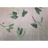 Fototapete Tropic Concrete - Rot/Grau, Trend, Papier (400/280cm) - Komar