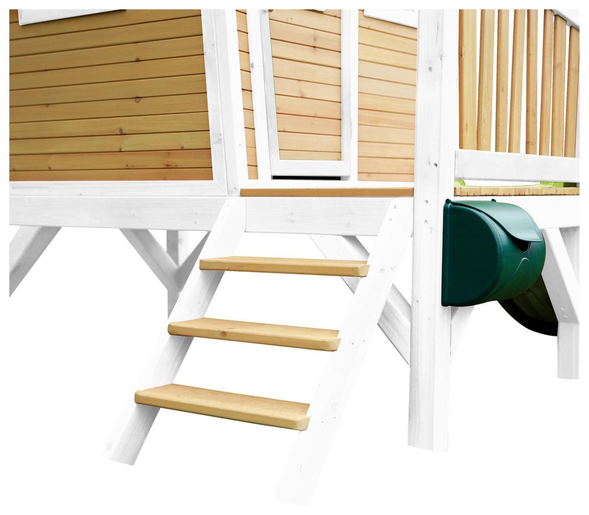 Spielhaus A030.045.41 - Lila/Braun, KONVENTIONELL, Holz/Kunststoff (264/203/177cm) - Ambia Garden
