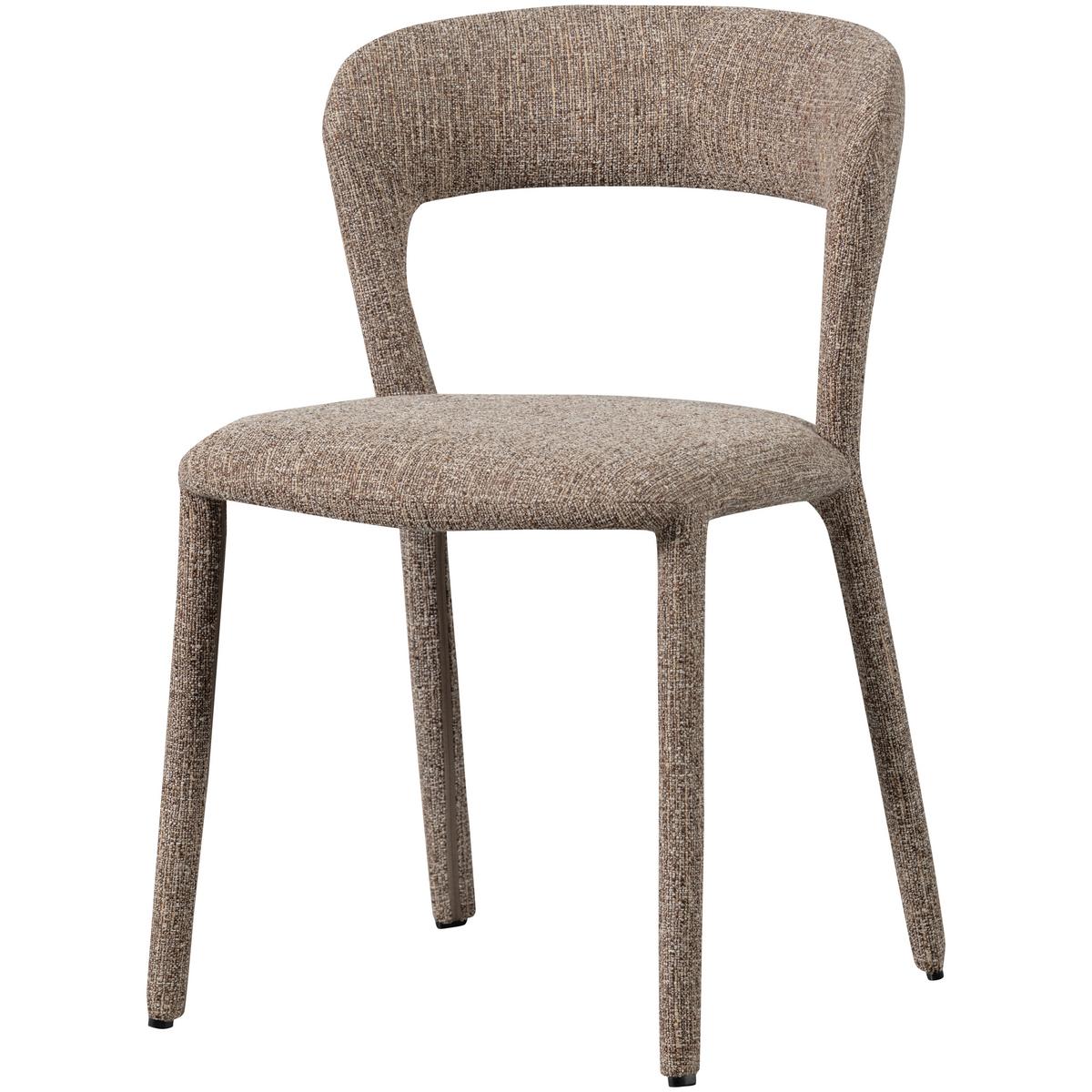 Stuhl-Set Noble Braun/Sandfarben B: 51cm - Sandfarben/Braun, MODERN, Textil (51/76/56cm) - Livetastic