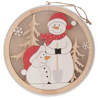 DEKORAČNÉ LED SVIETIDLO ROI -PAZ- - čierna/biela, Konventionell, drevo/plast (16,5/2cm) - Modern Living