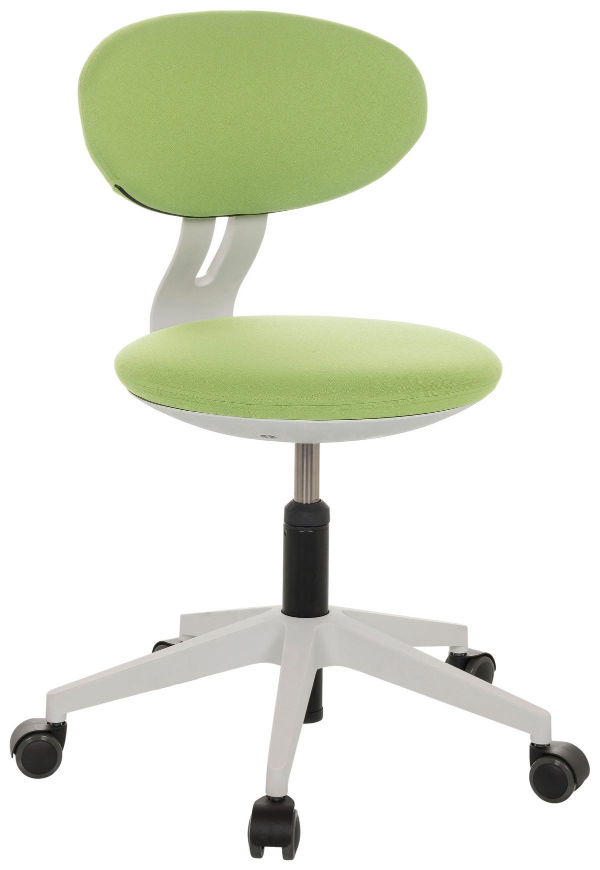 Jugenddrehstuhl Minimovo - Weiß/Grau, Basics, Kunststoff/Textil (42/66-87/52cm) - MID.YOU