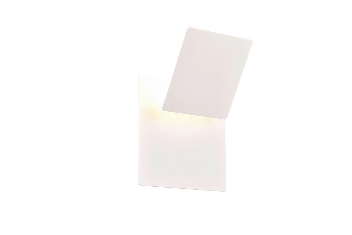 Led-wandleuchte 240319131 Mio - Weiß, Design, Metall (18/18/7.2cm) - Trio Leuchten