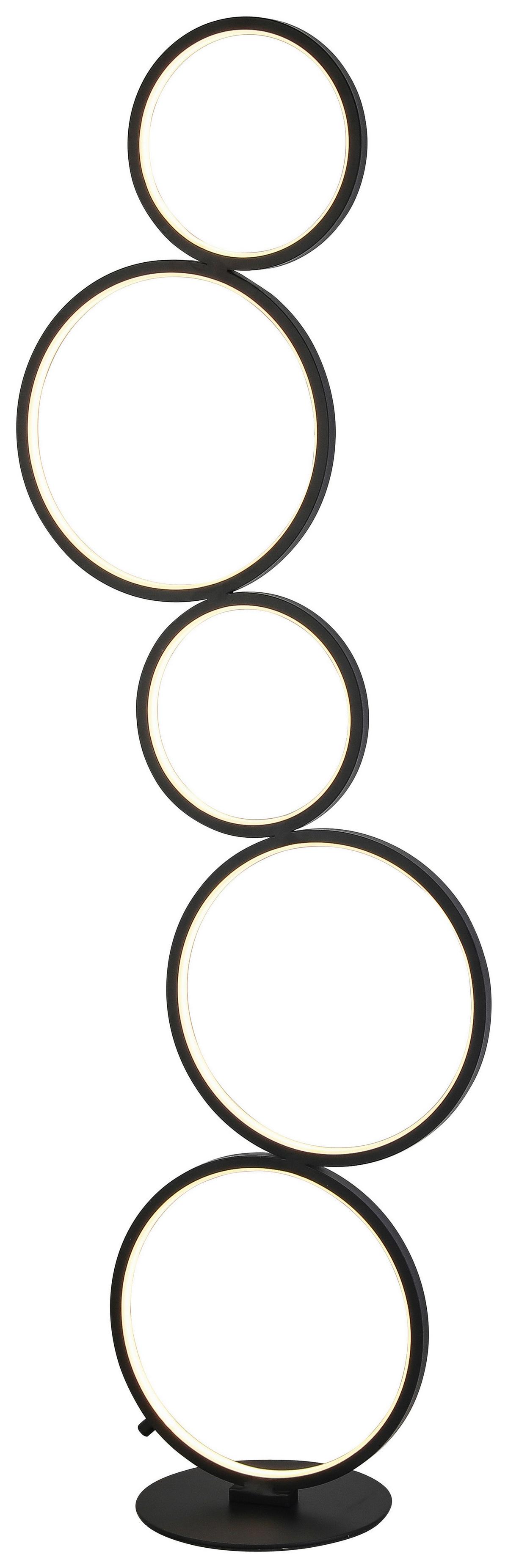 Stojací LED svítidlo Javier, 36 Watt - černá, Moderní, kov/plast (36/115cm) - Moltex