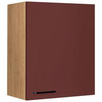Küchenoberschrank Easytouch - Eichefarben/Rot, MODERN, Holzwerkstoff (60/72/35cm) - Nobilia