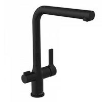 Küchenarmatur Aquastar Pro - Schwarz, MODERN, Metall (14/33,5/26,5cm)