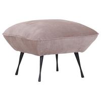 Hocker Lorris - Beige/Schwarz, KONVENTIONELL, Textil (60/49/53cm) - MID.YOU