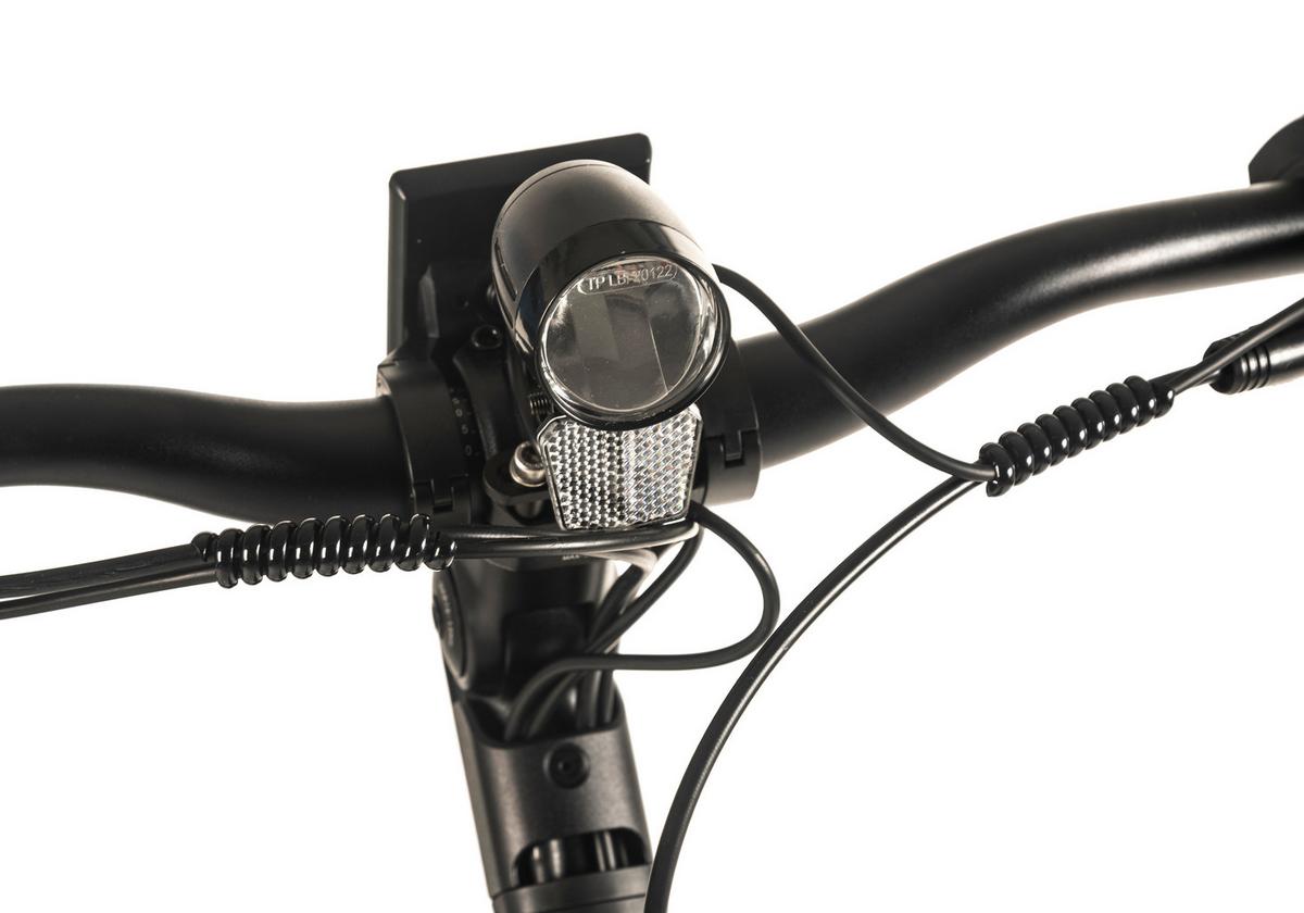 E-Trekkingbike 28'' Schwarz Matt - Schwarz, LIFESTYLE, Metall (180/70/100cm)