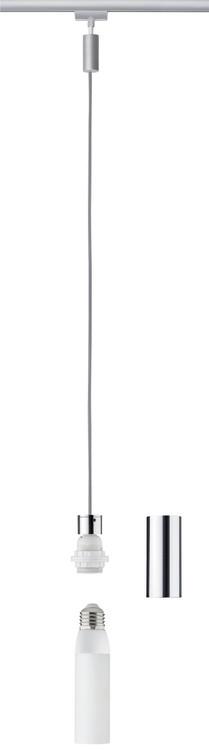 Schienensystem Urial Hängeleuchte 95436 Chromfarben - Chromfarben, Design, Metall (150cm) - Paulmann