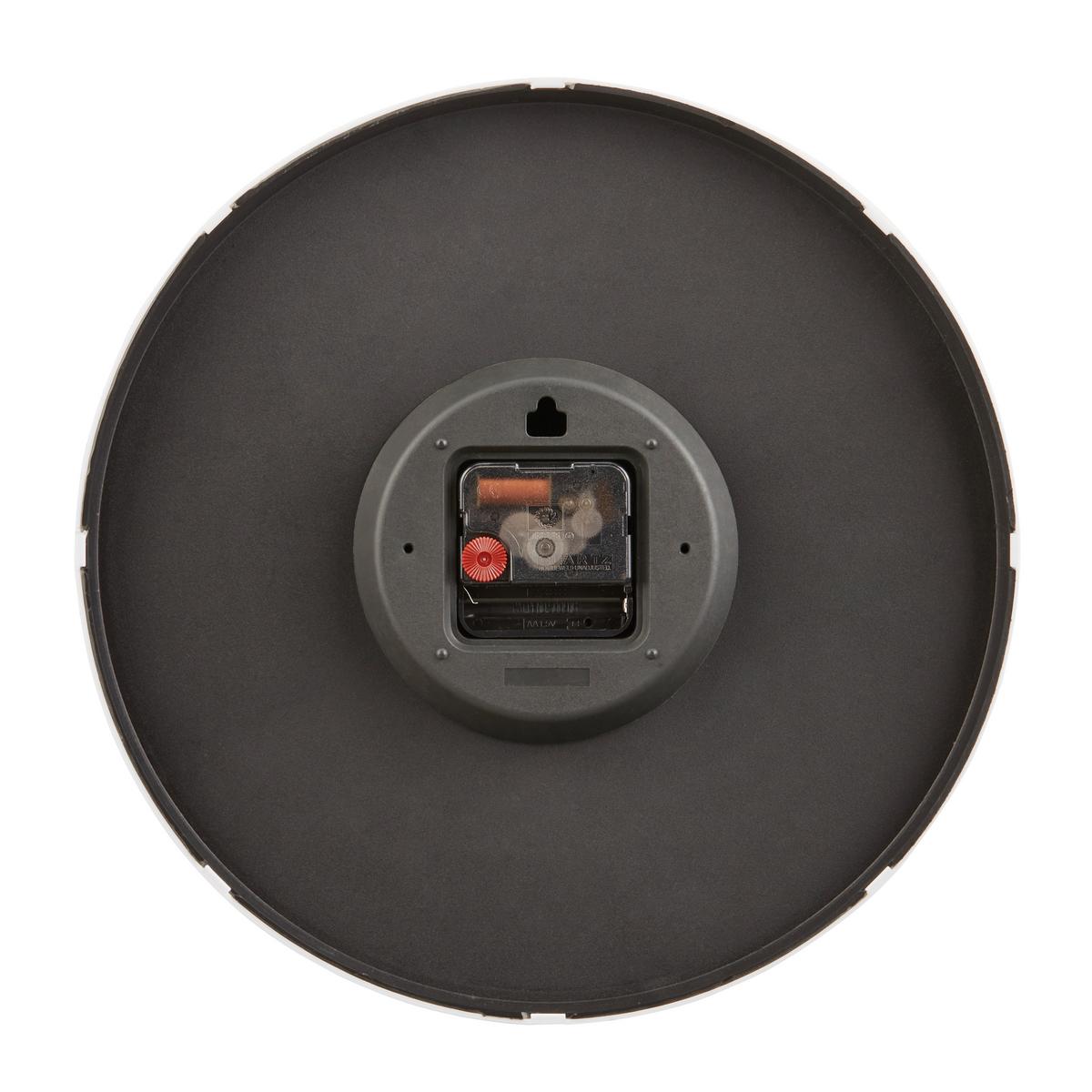 Wanduhr Alexy Versch. Designs, D: 30 Cm - Schwarz/Weiß, Basics, Glas/Kunststoff (30cm) - Ondega