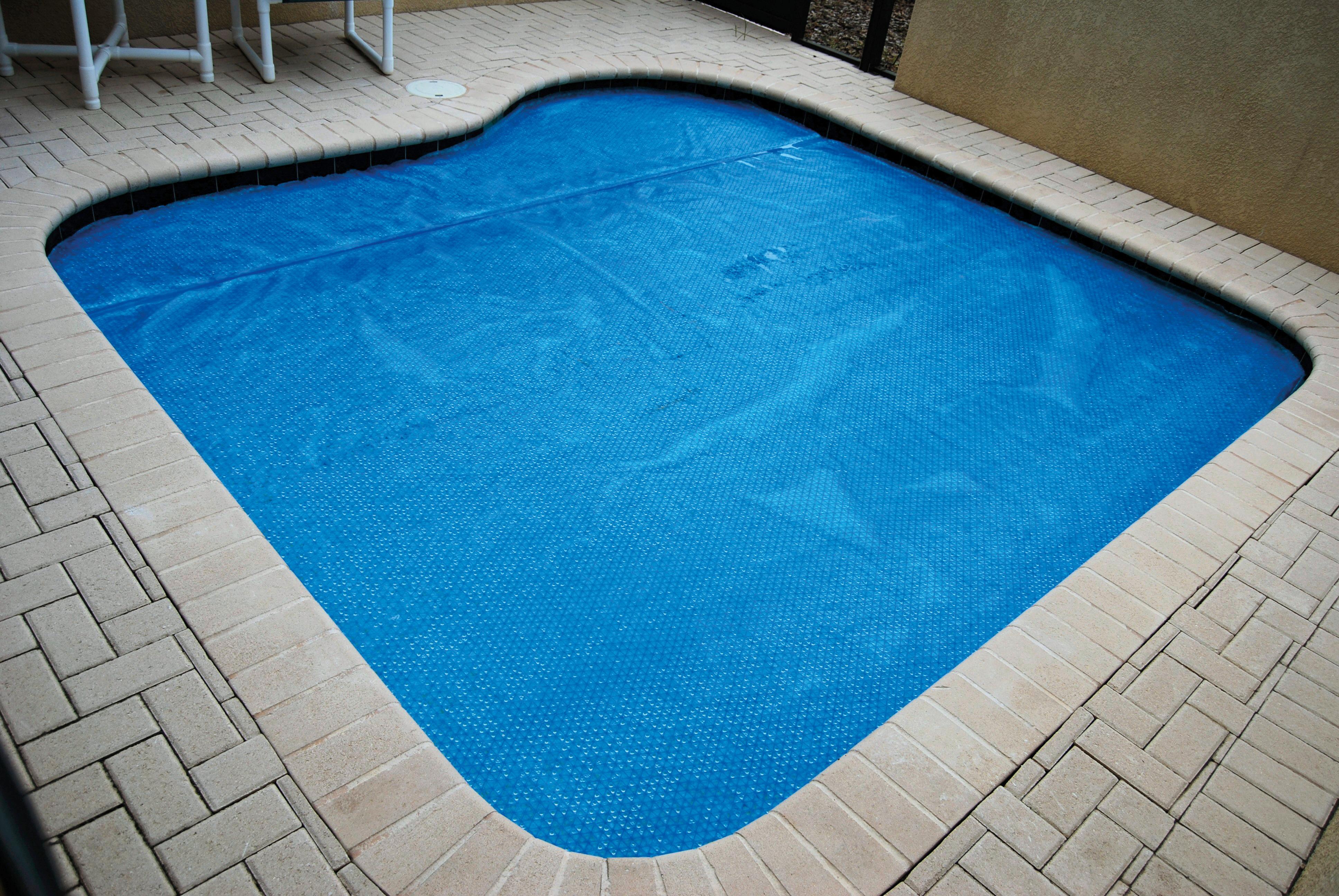 Solarplane für Ovale Pools Ø 360 cm Blau - Blau, Basics, Kunststoff (360/550cm)