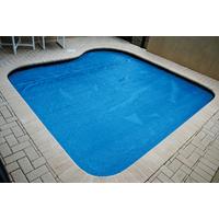 Solarplane Für Ovale Pools Ø 360 Cm Blau - Blau, Basics, Kunststoff (360/550cm)