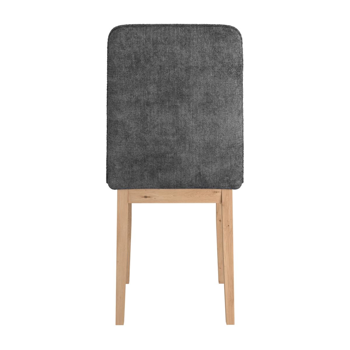 Stuhl Beluna Ii - Eichefarben/Anthrazit, KONVENTIONELL, Holz/Textil (47/91/44cm) - James Wood