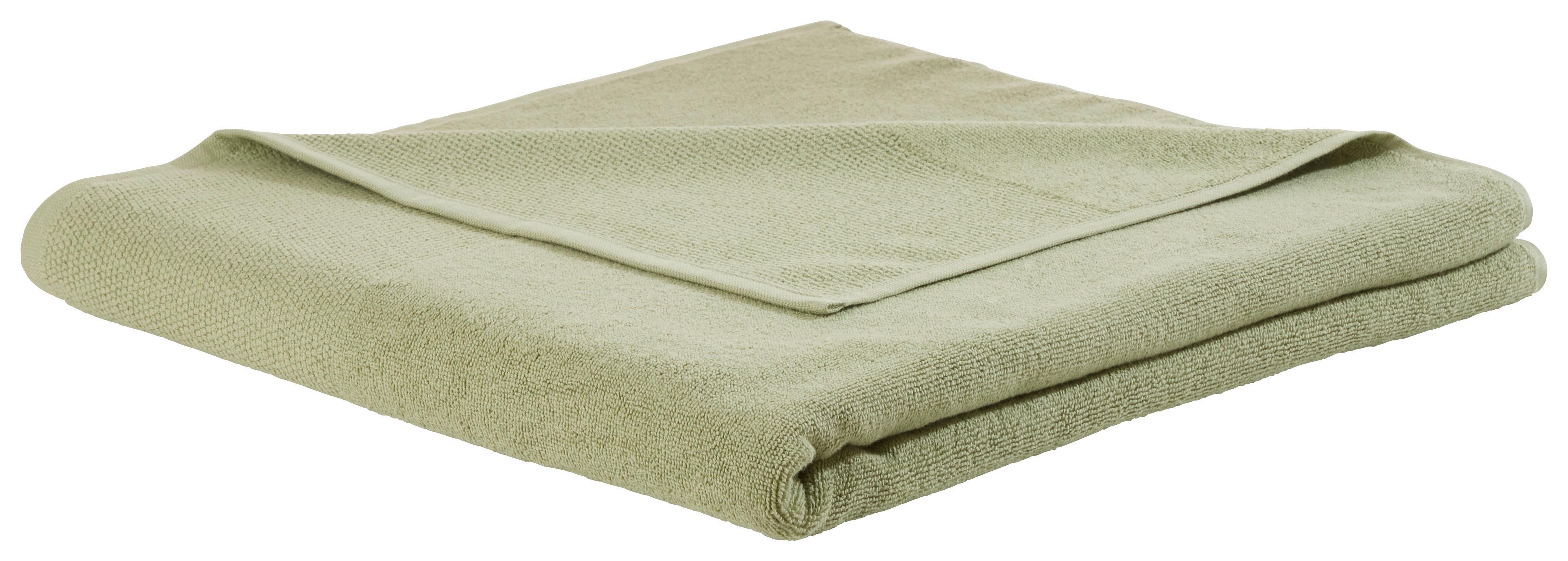 RUČNÍK DO KOUPELNY Olivia, 90/160cm, zelená - světle zelená, Konvenční, textil (90/160cm) - Premium Living