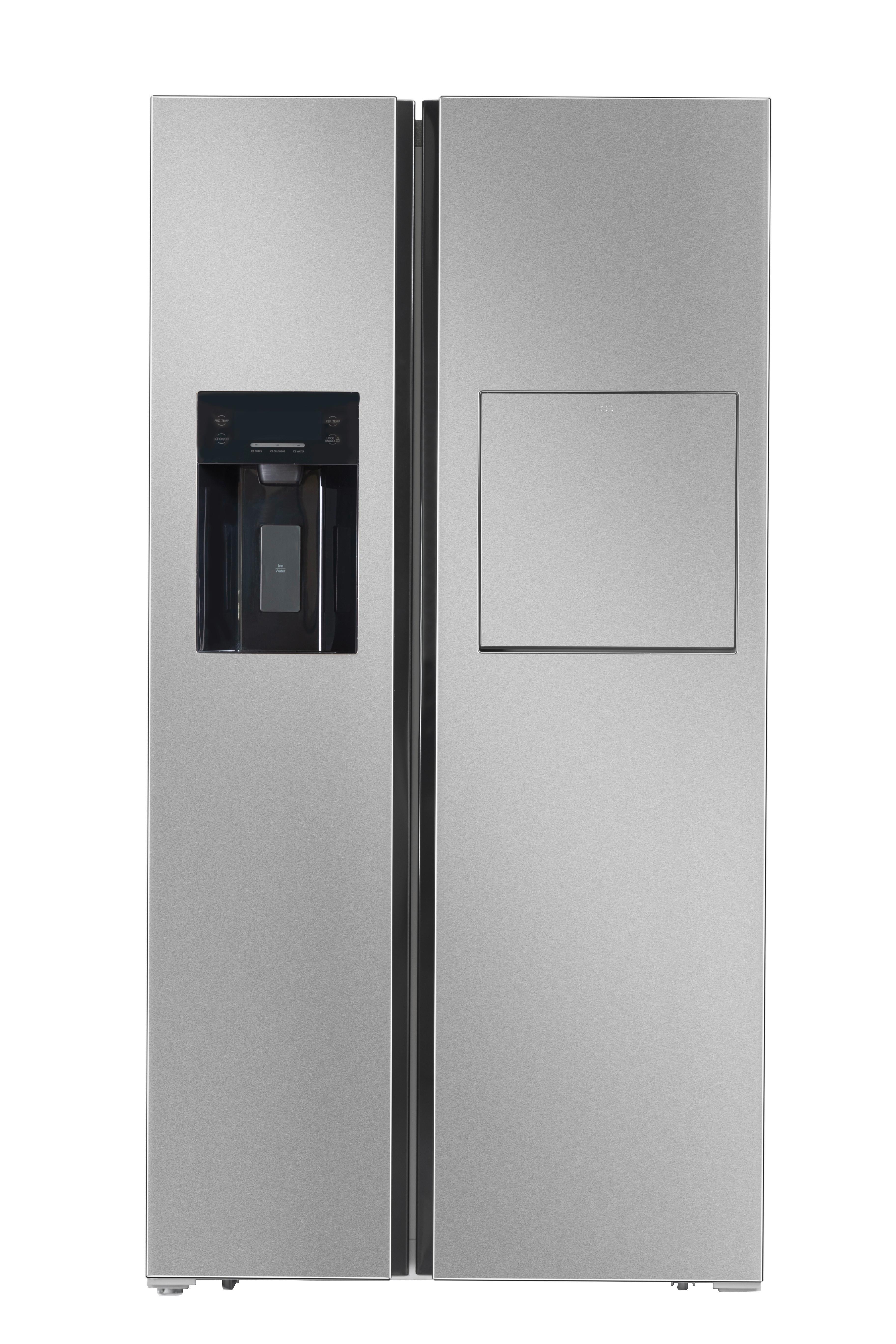 Side-By-Side Wsbs590icmeix - Edelstahlfarben, KONVENTIONELL, Kunststoff/Metall (91.1/178/70.6cm) - Wolkenstein