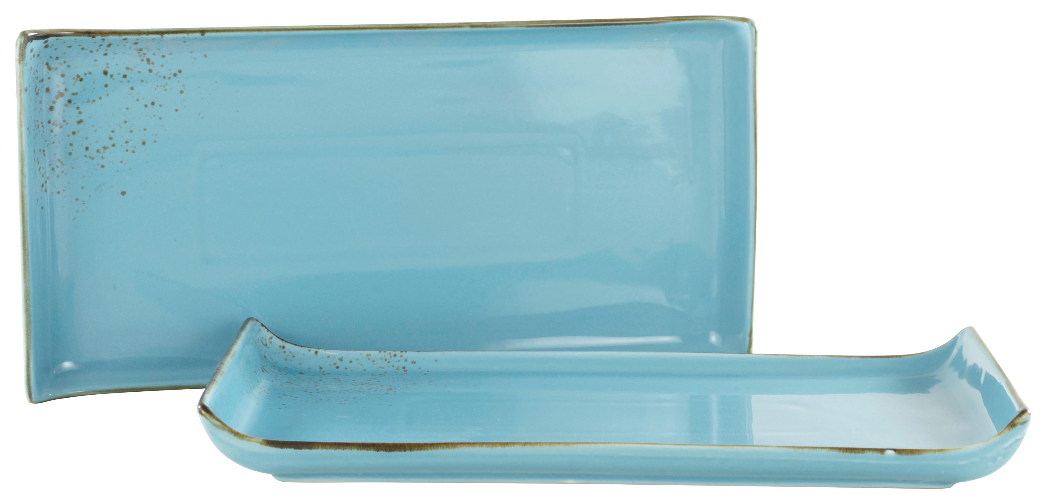 Servierplatte 33022 Nature Collection - Hellblau, Trend, Keramik (16,5/33cm) - Creatable