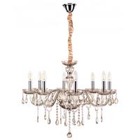 Kronleuchter 809/8 Linda - Bernsteinfarben, KONVENTIONELL, Glas/Metall (70/110cm)