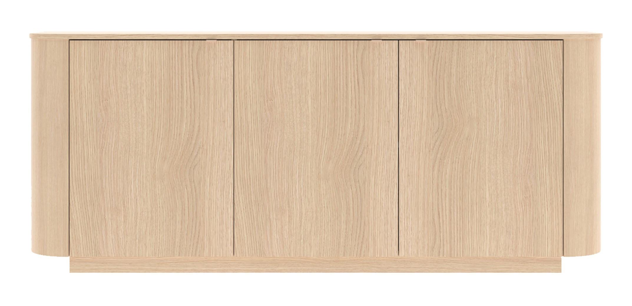 Sideboard Adriatico Eichefarben B: 181 Cm - Eichefarben, Design, Holzwerkstoff (181/76/43cm) - MID.YOU