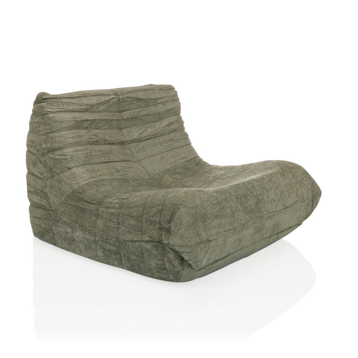 Loungesessel Sitzolo Salbeigrün B: 90 cm - Salbeigrün, MODERN, Textil (90/72/100cm) - MID.YOU