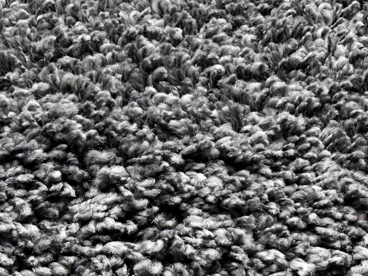 Hochflorteppich Fashion Shaggy Dunkelgrau 240x290 cm - Dunkelgrau, Basics, Textil (240/290cm) - Novel