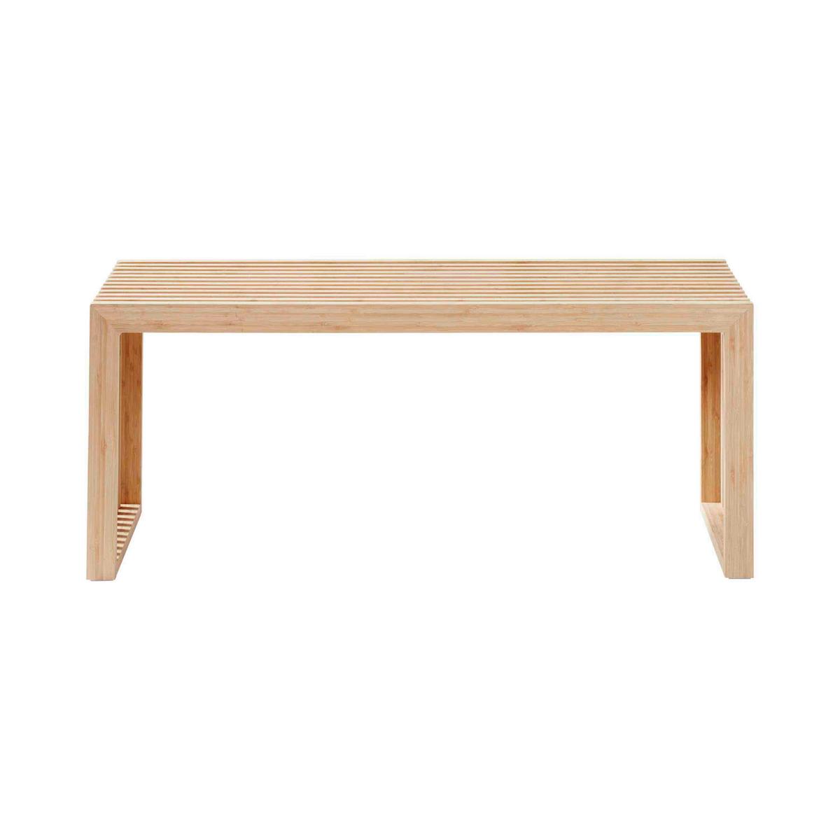 SITZBANK RIB - Naturfarben, KONVENTIONELL, Holz (104/43/35cm) - MID.YOU