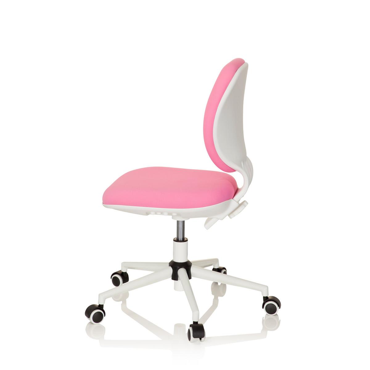 Jugenddrehstuhl Kid Vivo Stoff Pink - Pink, Basics, Kunststoff (43/82-95/56cm) - MID.YOU