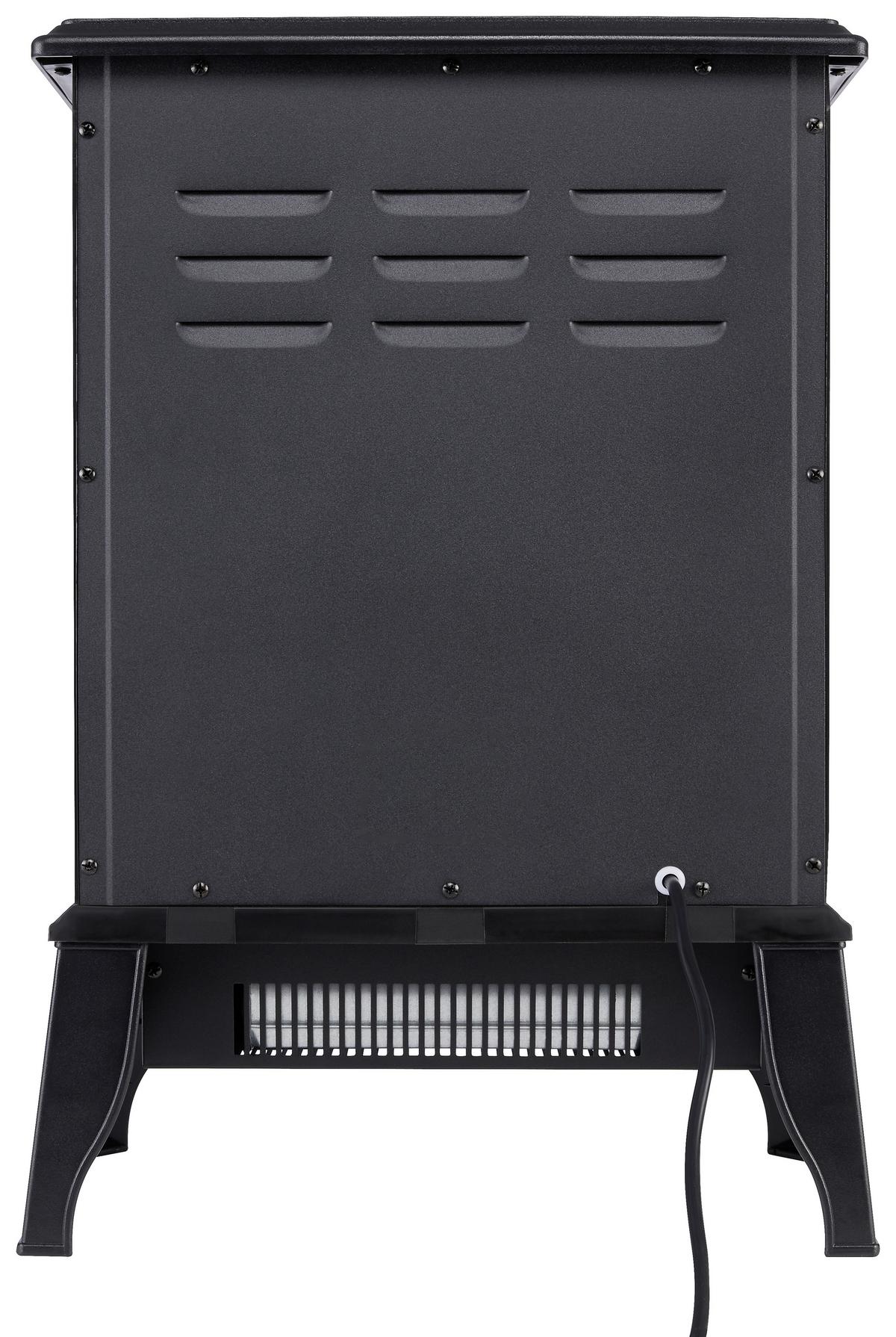 Elektrokamin 2000w Schwarz 2 Heizstufen Flammeff Torino - Schwarz, KONVENTIONELL, Kunststoff (38/56,5/24cm)