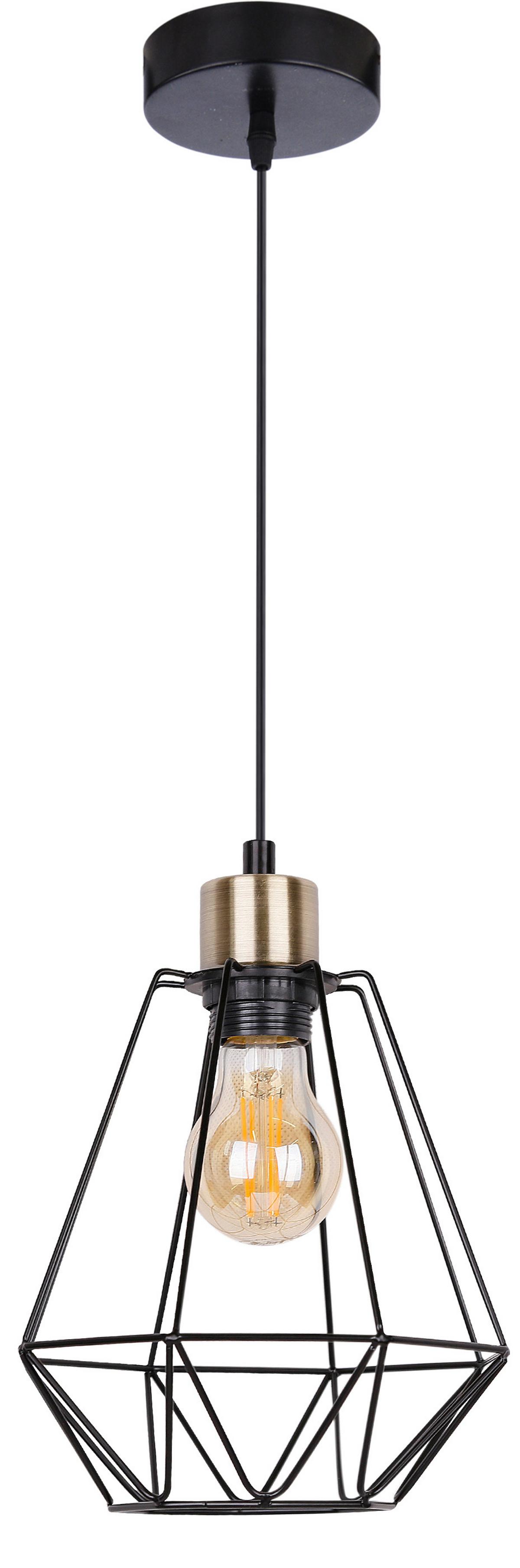 Pendelleuchte 31-00262 - Schwarz, Design, Metall (19/19/100cm)